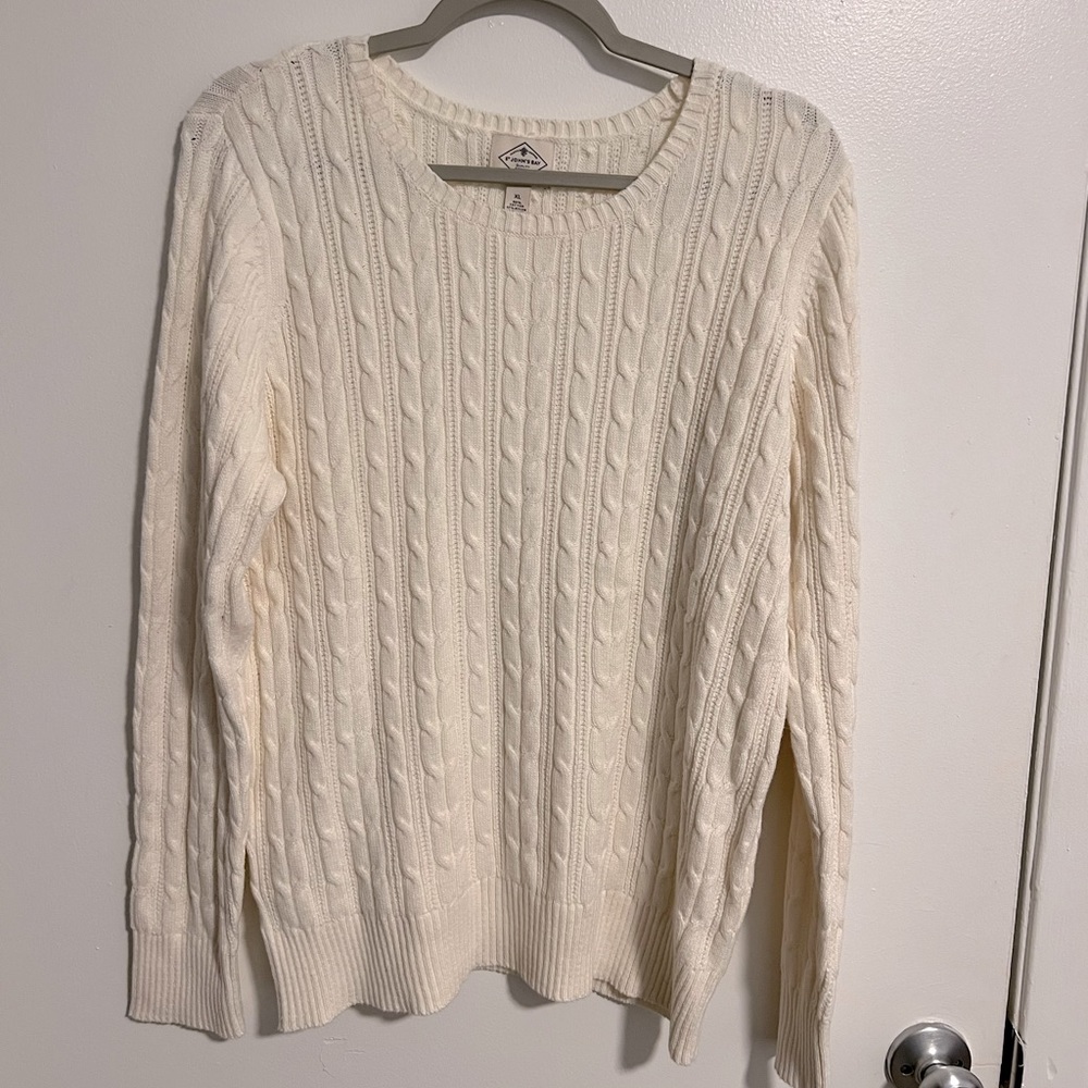 St Johns Bay cable knit sweater